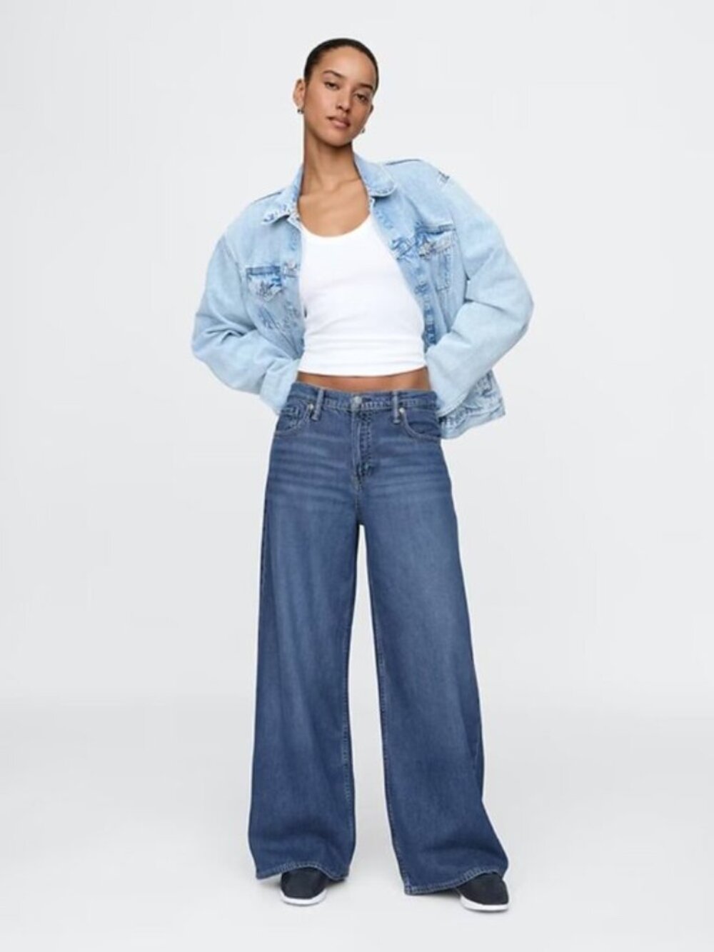 GAP Baggy Mid Rise Ultra Soft Jeans